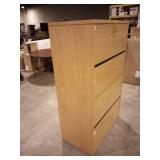 10500 Series Four-Drawer Lateral File, 36w x 20d x 59-1/8h, Harvest