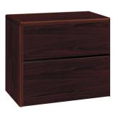 HON 10762NN 10700 Series Mahogany Two-Drawer Lateral Filing Cabinet - 36" x 20" x 29 1/2"