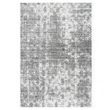 Deedra Misty Contemporary Gray 5 ft. x 8 ft. Area Rug