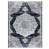 Bazaar Royal Navy 5 ft. 2 in. x 7 ft. 2 in. Indoor Area Rug