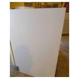 Courtland Shaker Assembled 36 in. x 34.5 in. x 24 in. Stock Base Kitchen Cabinet in Polar White Finish