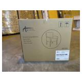 Alera Reception Lounge 600 Series Guest Chair, 26.8 x 27.2 x 35.8, Black Seat/back, Mahogany Base