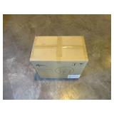 Alera Reception Lounge 600 Series Guest Chair, 26.8 x 27.2 x 35.8, Black Seat/back, Mahogany Base