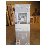 Deluxe 60 in. W - 96 in. W White Wood Closet System