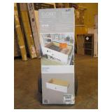 24 in. x 8 in. Classic White Wood Deluxe Drawer