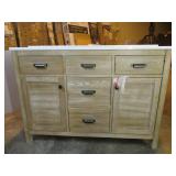 Stanhope 49 in. Reclaimed Oak Single Vanity with Crystal White Engineered Stone Vanity Top and Undermount Sink