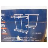 ShelfTrack 13 in. D x 72 in. W x 48 in. H Wire Closet System Organizer Kit