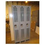 Heavy-Duty Ventilated (HDV) Stock Lockers - Single Tier 3-Wide (36 x 15 x 78)