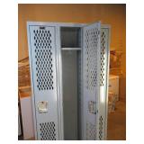 Heavy-Duty Ventilated (HDV) Stock Lockers - Single Tier 3-Wide (36 x 15 x 78)