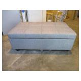 DRAYPER SLEEPER OTTOMAN W/ Sleeper memory foam in Gray