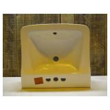 Aragon Wall-Mounted Bathroom Sink in White