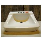 Aragon Wall-Mounted Bathroom Sink in White