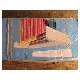 40 in. Indoor/Outdoor White Retractable Wall Mount Drying Rack