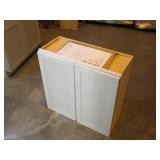 Courtland Shaker Assembled 30 in. x 30 in. x 12 in. Stock Wall Kitchen Cabinet in Polar White Finish