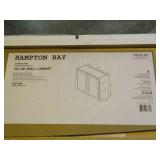 Courtland Shaker Assembled 30 in. x 30 in. x 12 in. Stock Wall Kitchen Cabinet in Polar White Finish