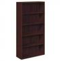 HON 10500 Series Laminate Bookcase, Five-Shelf, 36w x 13-1/8d x 71h, Mahogany