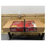 HUSKY 4 ft. Black Solid Wood Workbench