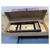 HUSKY 4 ft. Black Solid Wood Workbench