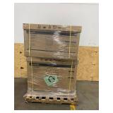 HUSKY 41 in. x 24.5 in D 16-Drawer Gloss Black Tool Chest and Cabinet Combo