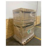 HUSKY 41 in. x 24.5 in D 16-Drawer Gloss Black Tool Chest and Cabinet Combo