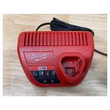 MILWAUKEE M12 12-Volt Lithium-Ion Battery Charger with 2- M12 12-Volt Lithium-Ion Compact Battery Packs (1.5Ah)