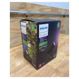 PHILIPS HUE White and Color Ambiance Low Voltage Outdoor LED Lily Black Landscape Smart Light Extension