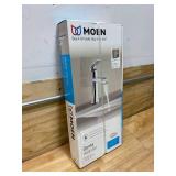 MOEN Genta Single Hole Single-Handle Bathroom Faucet in Chrome
