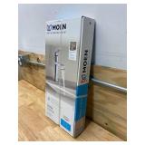 MOEN Genta Single Hole Single-Handle Bathroom Faucet in Chrome