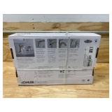 KOHLER Maxton Brushed Nickel 1-Handle 4-in Centerset WaterSense Bathroom Sink Faucet with Drain and Deck Plate