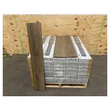 Lot of 40 Cases of- Trinity Mocha 7x48 100% Waterproof Laminate Flooring with pre-attached underlayment (17.96 sf per case)