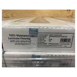Lot of 40 Cases of- Trinity Mocha 7x48 100% Waterproof Laminate Flooring with pre-attached underlayment (17.96 sf per case)