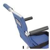 DRIVE MEDICAL Super Light, Folding Transport Chair with Carry Bag and Flip-Back Arms