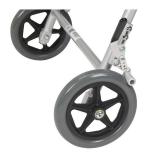 DRIVE MEDICAL Super Light, Folding Transport Chair with Carry Bag and Flip-Back Arms