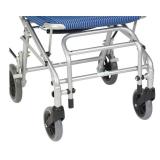 DRIVE MEDICAL Super Light, Folding Transport Chair with Carry Bag and Flip-Back Arms