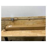 LAUREL CANYON 7.5 ft. Market Patio Umbrella Table with Push Button Tilt and Crank in Beige