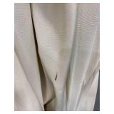 LAUREL CANYON 7.5 ft. Market Patio Umbrella Table with Push Button Tilt and Crank in Beige