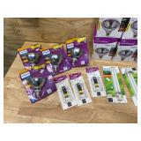 Lot of Various Light Bulbs from FEIT ELECTRIC and PHILIPS