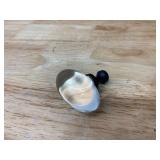 AMEROCK GLACIO Lot of 12- Glacio 1-3/4 in. L (44 mm) Clear/Black Bronze Oval Cabinet Knob