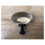 AMEROCK GLACIO Lot of 12- Glacio 1-3/4 in. L (44 mm) Clear/Black Bronze Oval Cabinet Knob