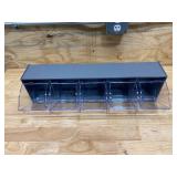 QUANTUM STORAGE SYSTEMS Tip Out Bin, Number of Drawers or Bins 5, Outside Height 6 1/2 in, Outside Length 5 1/4 in