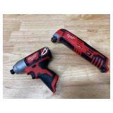MILWAUKEE 12V 1/4" Hex Impact Driver and MILWAUKEE Mult-Tool (Tools Only)
