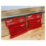MILWAUKEE Lot of 2-  Red Multi-Functional Neck Gaiters