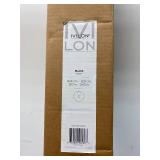 IVILON Drapery Treatment Window Curtain Rod 1" Rod with End Cap 120-240" Black