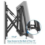 MOUNT-IT! Pop-up Video Wall Mount, Menu Board Bracket for 32-70 "TV, Up to VESA 600 x 400, Commercial Grade 110 Pound Capacity