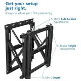 MOUNT-IT! Pop-up Video Wall Mount, Menu Board Bracket for 32-70 "TV, Up to VESA 600 x 400, Commercial Grade 110 Pound Capacity