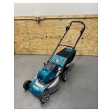 MAKITA 18 in. 18-Volt X2 (36-Volt) LXT Lithium-Ion Cordless Steel Deck Walk Behind Push Lawn Mower, Tool Only
