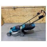 MAKITA 18 in. 18-Volt X2 (36-Volt) LXT Lithium-Ion Cordless Steel Deck Walk Behind Push Lawn Mower, Tool Only