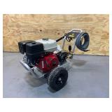 BE Professional 4000 PSI Belt-Drive (Gas-Cold Water) Pressure Washer w/ General Pump & Honda GX390 Engine