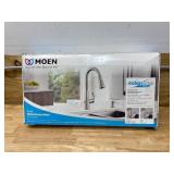 MOEN Essie Touchless 1-Handle Pull-Down Sprayer Kitchen Faucet with MotionSense Wave and Power Clean in Spot Resist Stainless