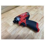 MILWAUKEE M12 FUEL 12-Volt Lithium-Ion Brushless Cordless 1/4 in. Hex Impact Driver (Tool-Only)